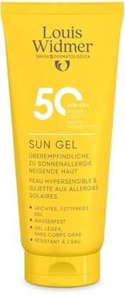 LOUIS WIDMER SUNCARE SUN GEL SPF50 PARFUM 100ML